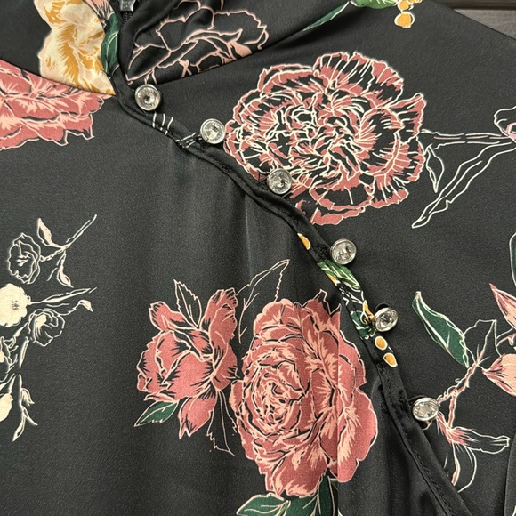 ZARA SHORT FLORAL PRINT DRESS - Picture 9 of 13